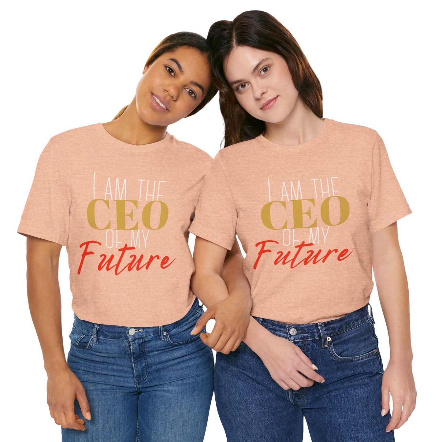CEO of my future Unisex Jersey Short Sleeve Tee (white print )