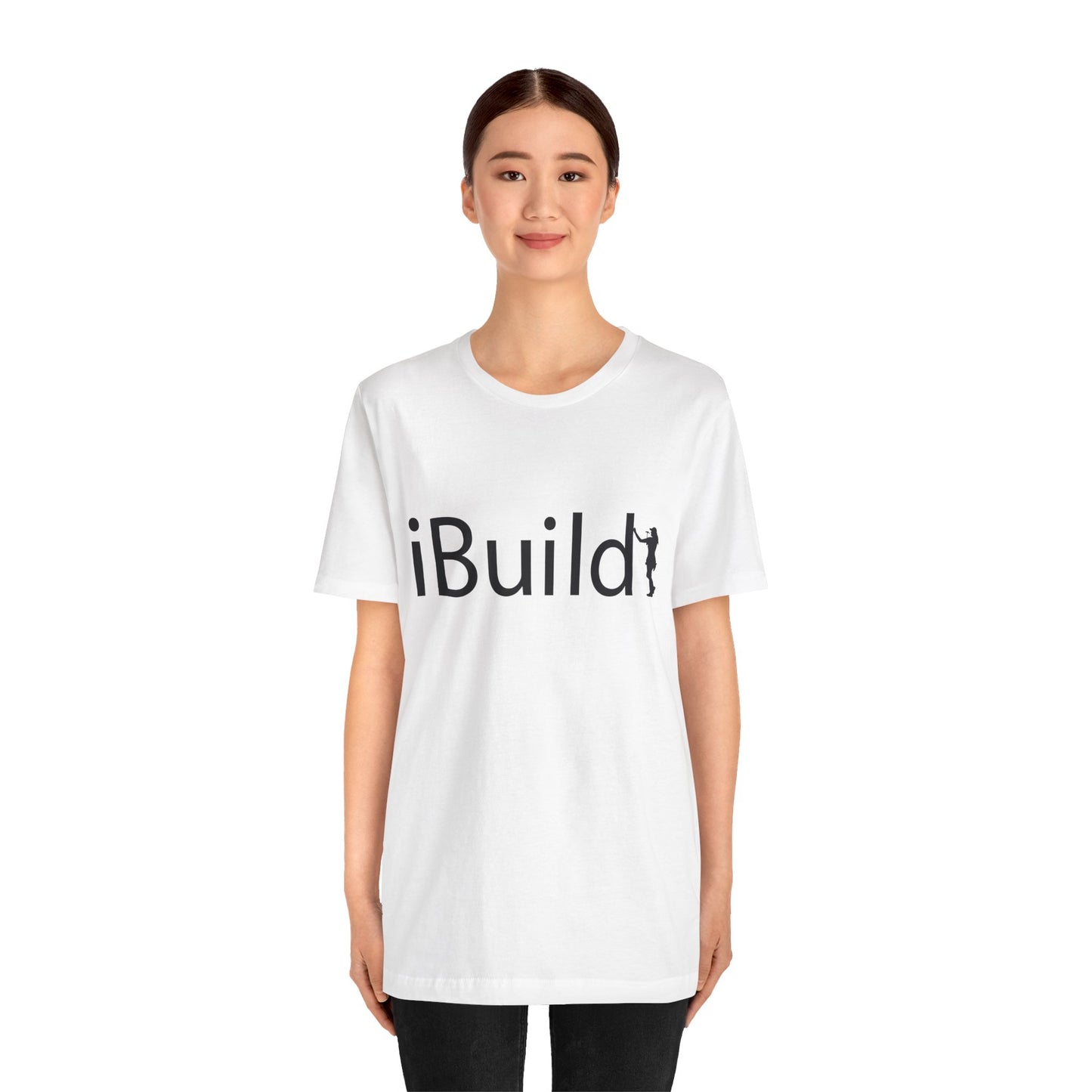 iBuild Short Sleeve Tee (Black Print)