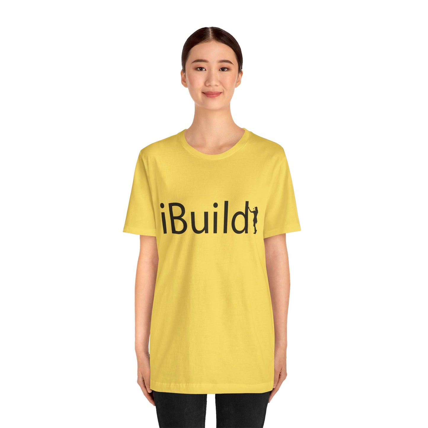 iBuild Short Sleeve Tee (Black Print)