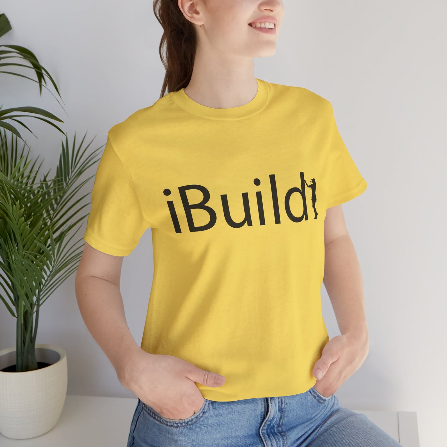 iBuild Short Sleeve Tee (Black Print)