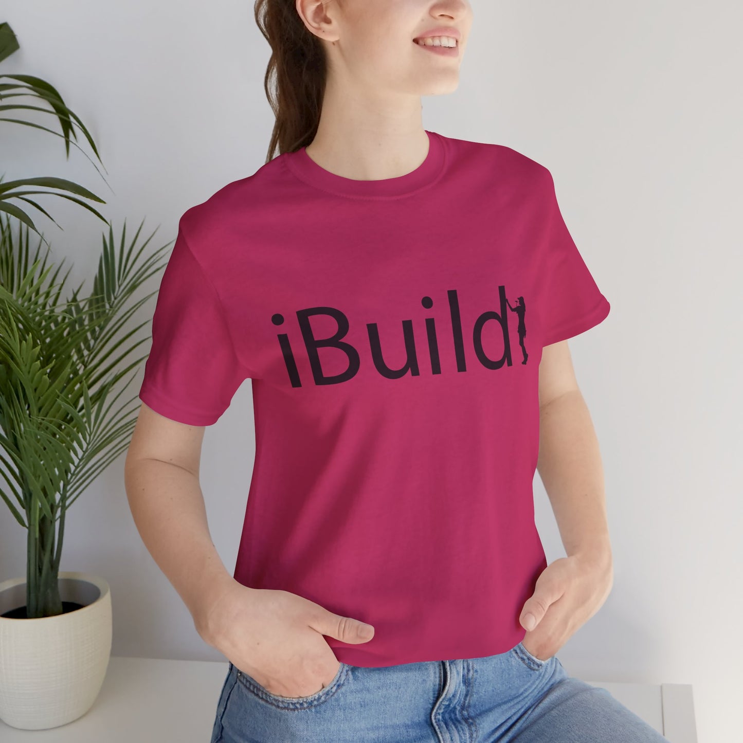 iBuild Short Sleeve Tee (Black Print)