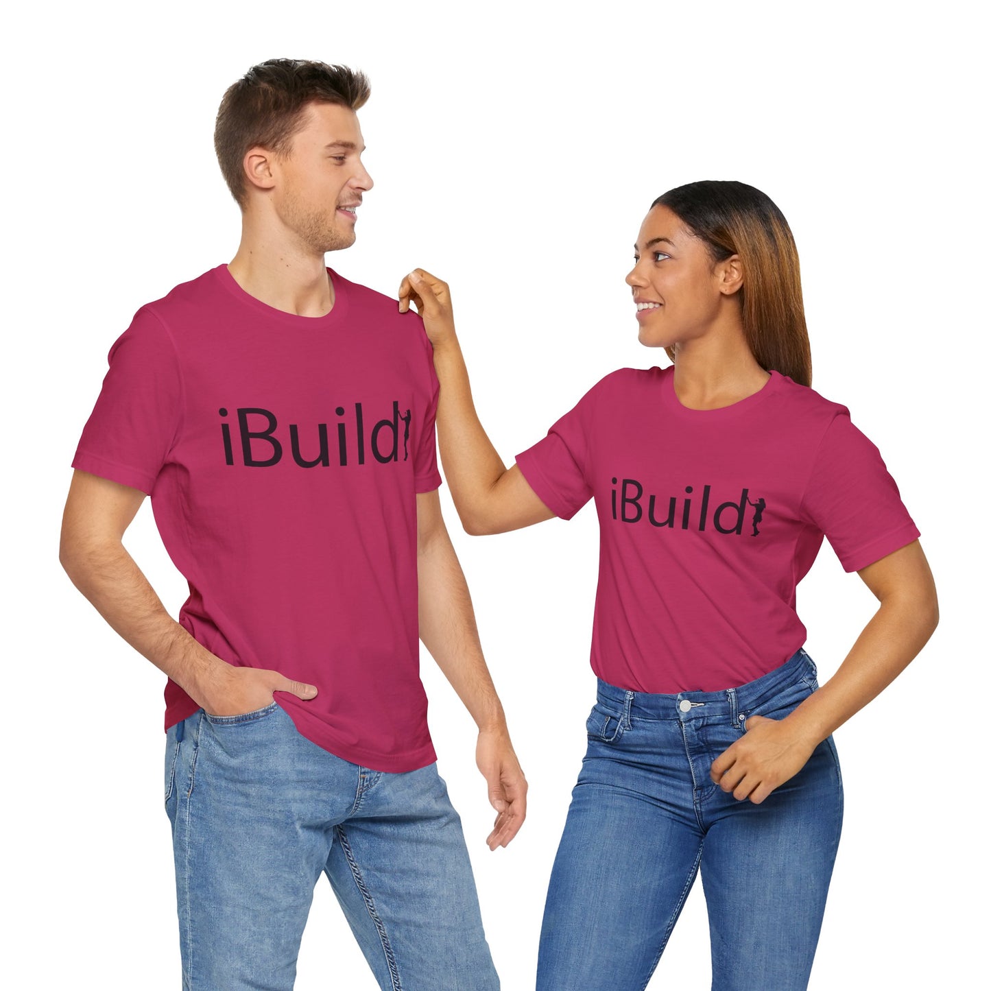 iBuild Short Sleeve Tee (Black Print)