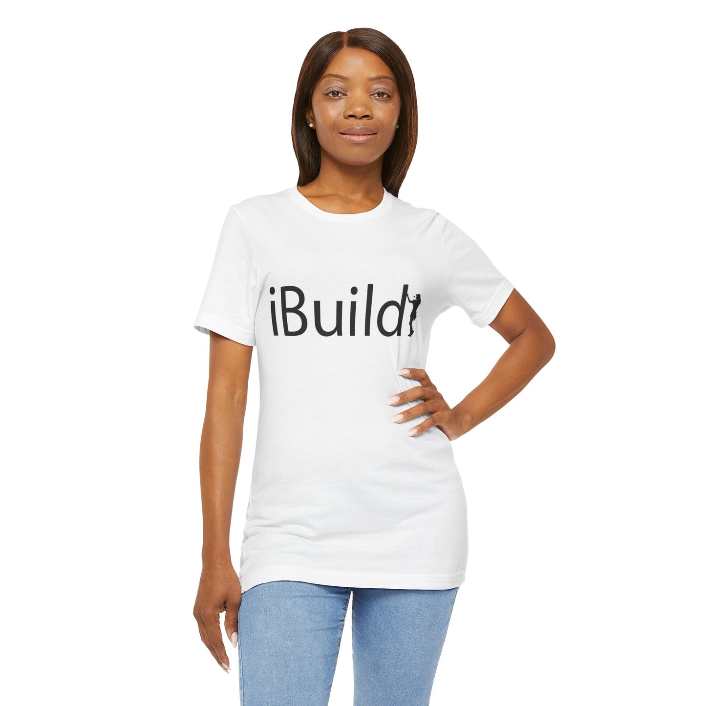 iBuild Short Sleeve Tee (Black Print)