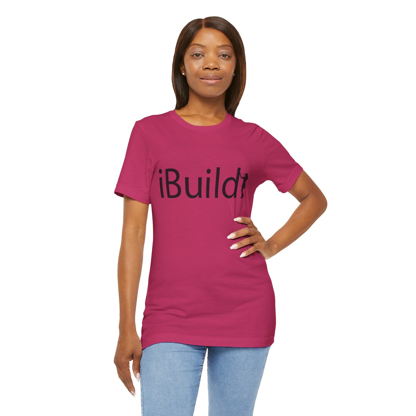 iBuild Short Sleeve Tee (Black Print)