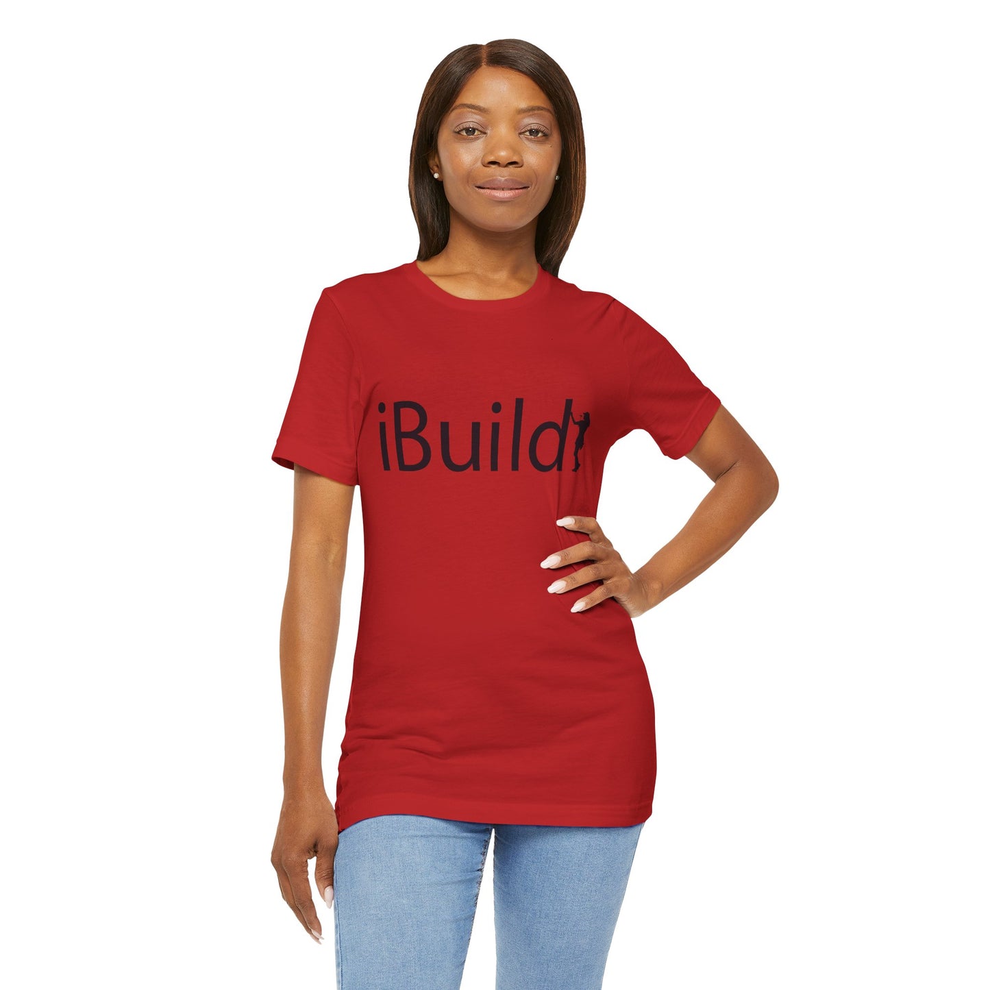 iBuild Short Sleeve Tee (Black Print)