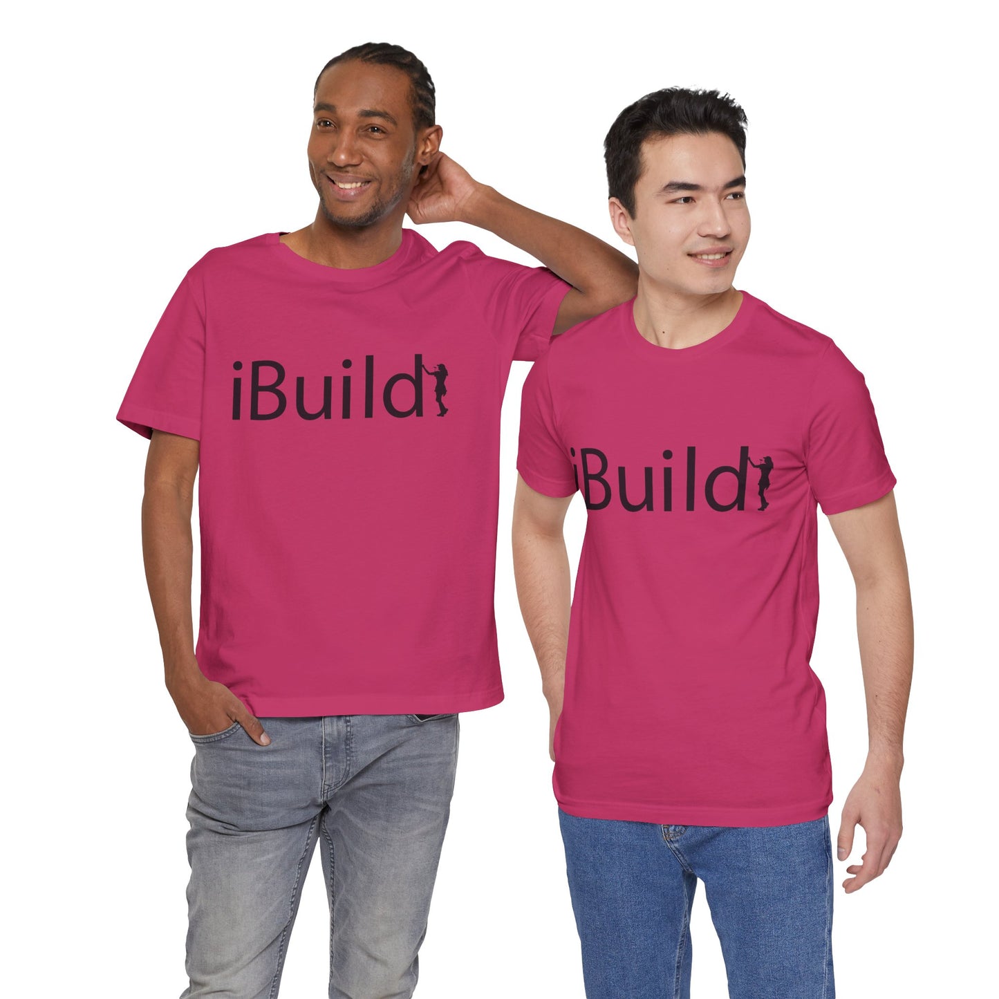 iBuild Short Sleeve Tee (Black Print)