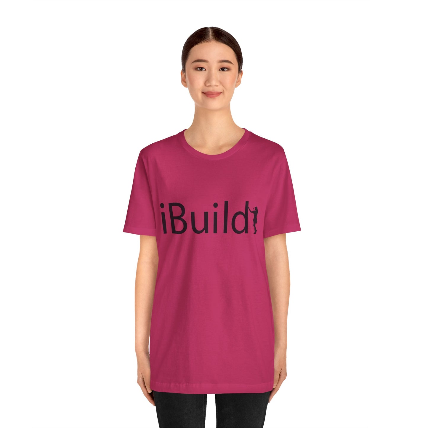 iBuild Short Sleeve Tee (Black Print)