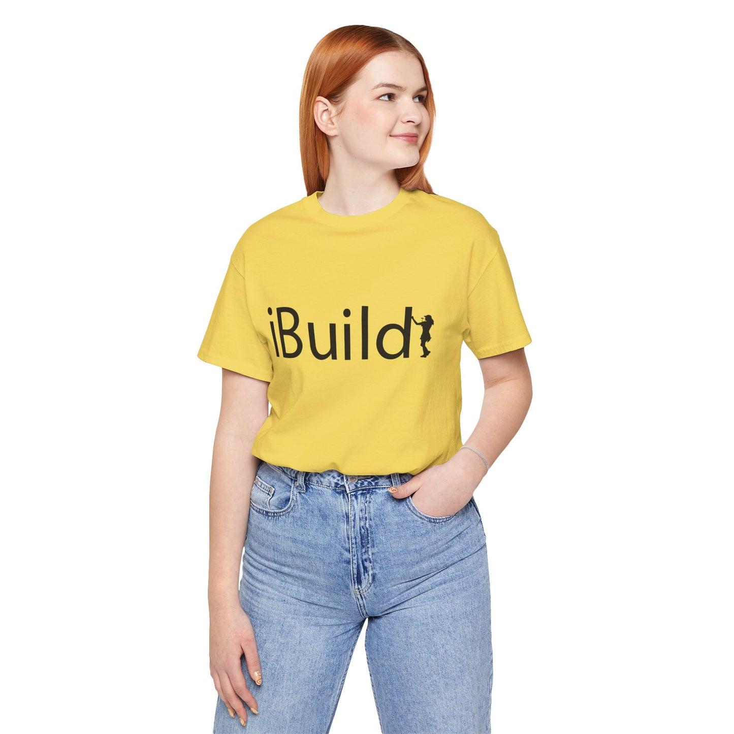 iBuild Short Sleeve Tee (Black Print)