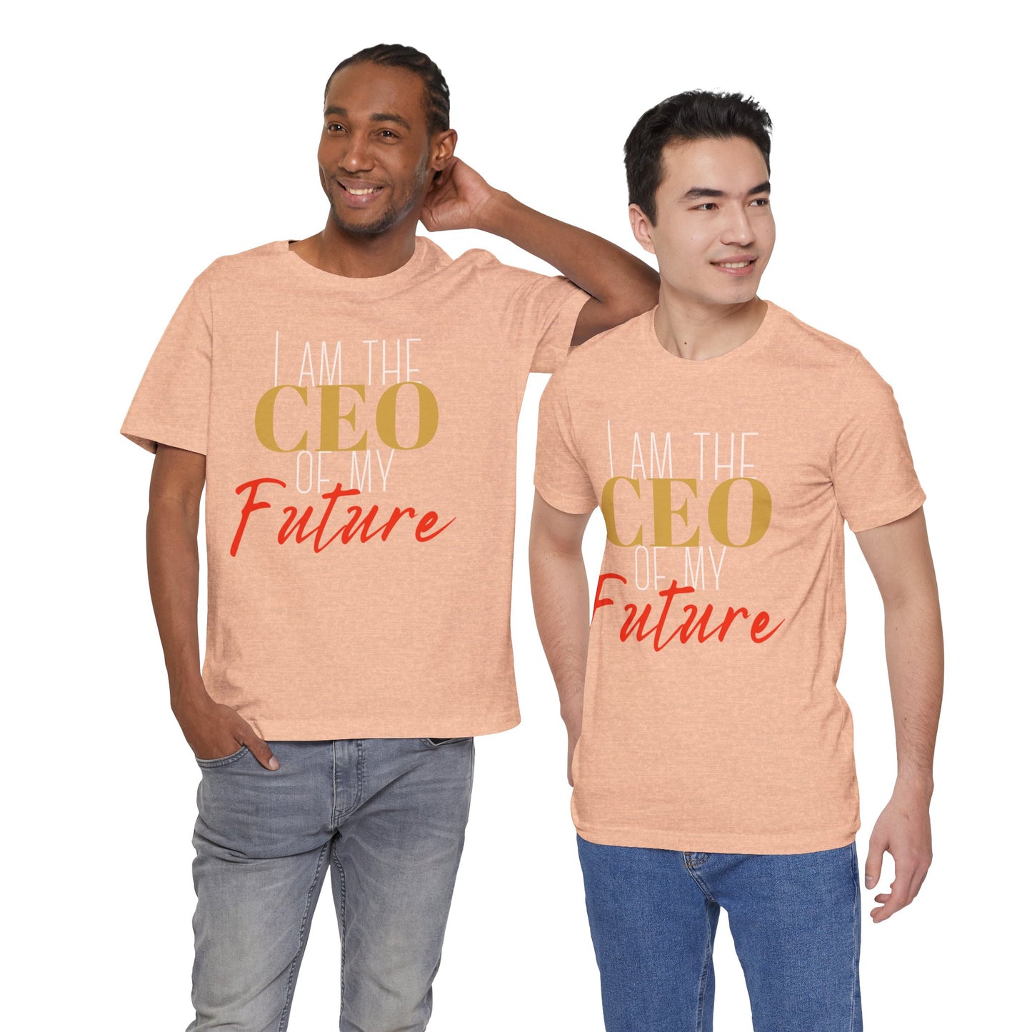 CEO of my future Unisex Jersey Short Sleeve Tee (white print )