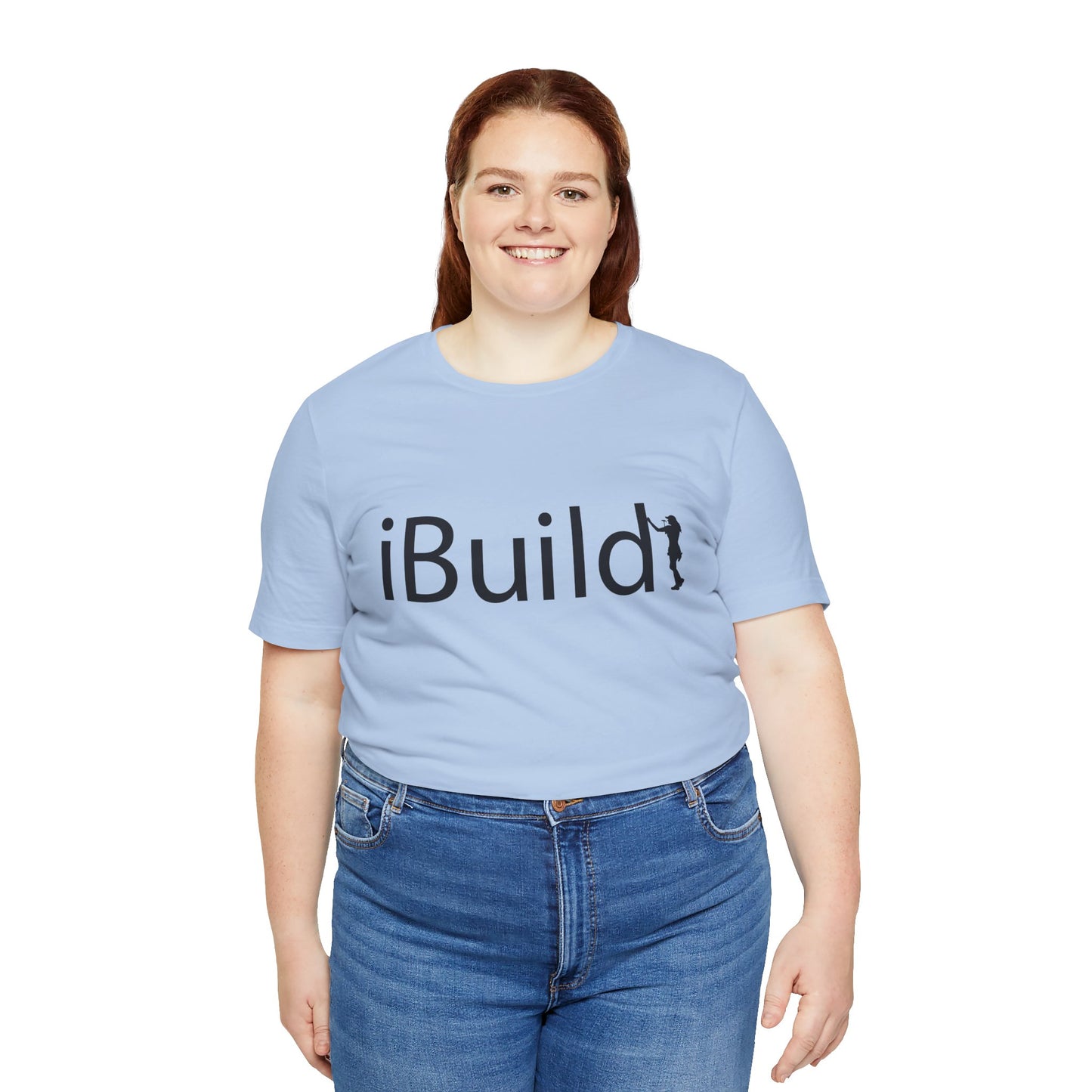 iBuild Short Sleeve Tee (Black Print)