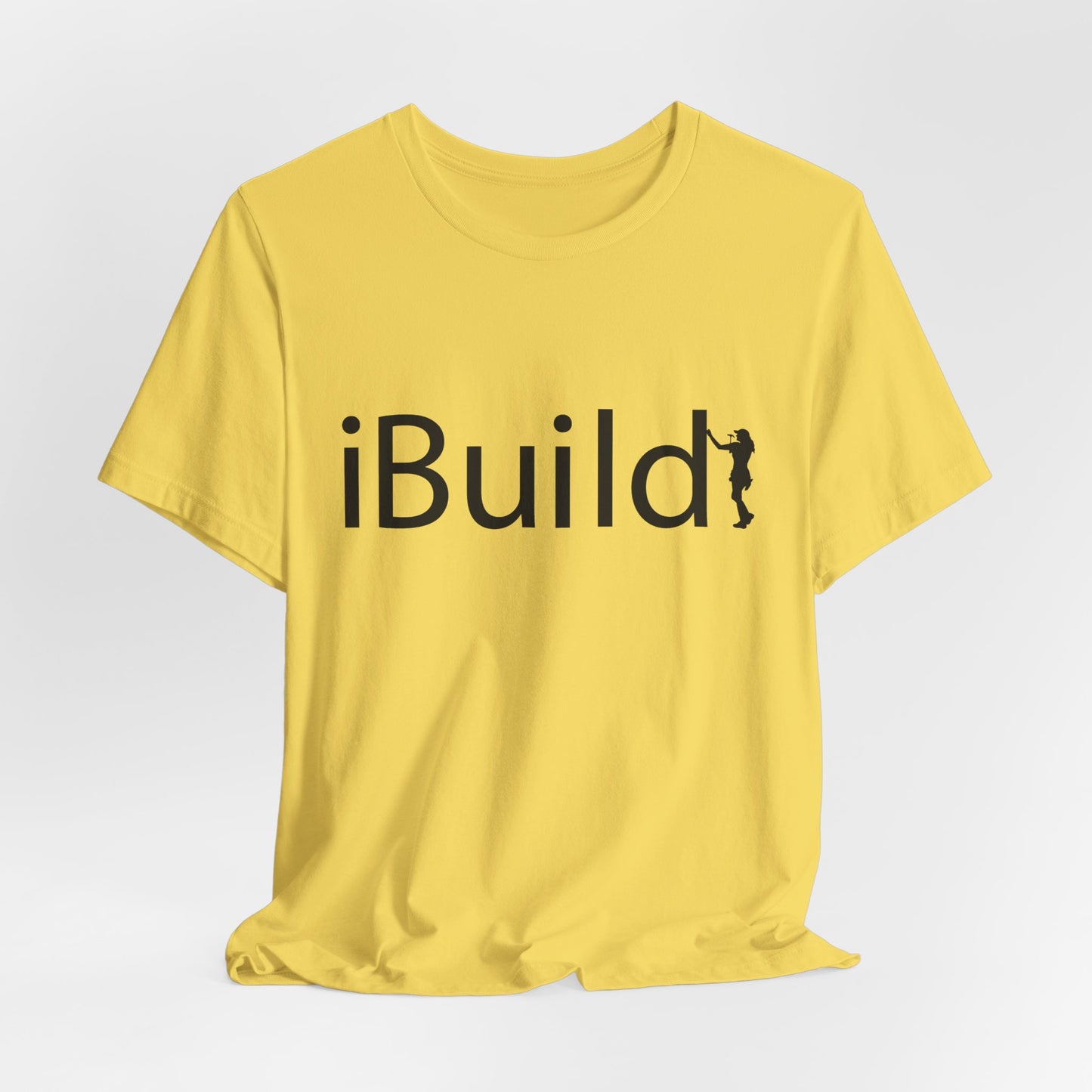 iBuild Short Sleeve Tee (Black Print)