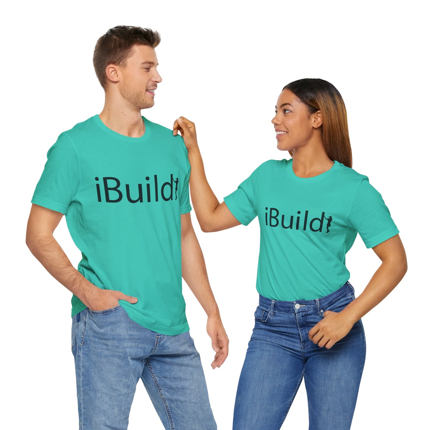 iBuild Short Sleeve Tee (Black Print)