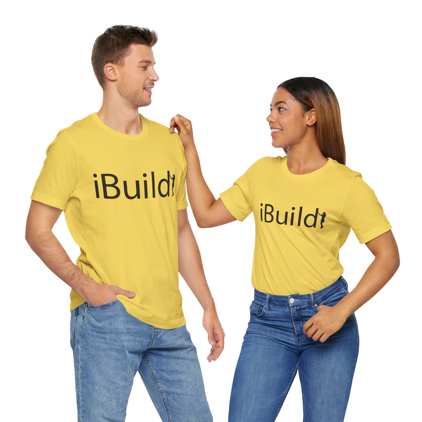 iBuild Short Sleeve Tee (Black Print)