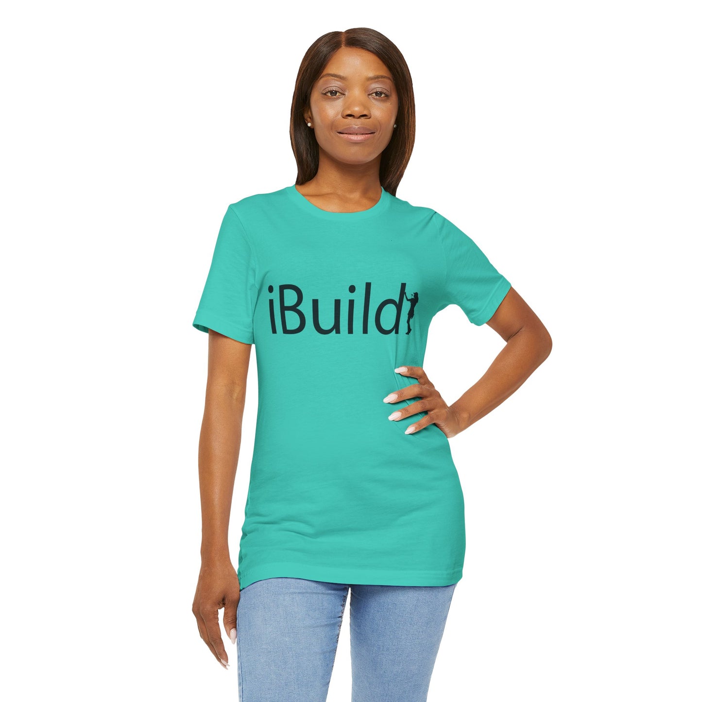 iBuild Short Sleeve Tee (Black Print)