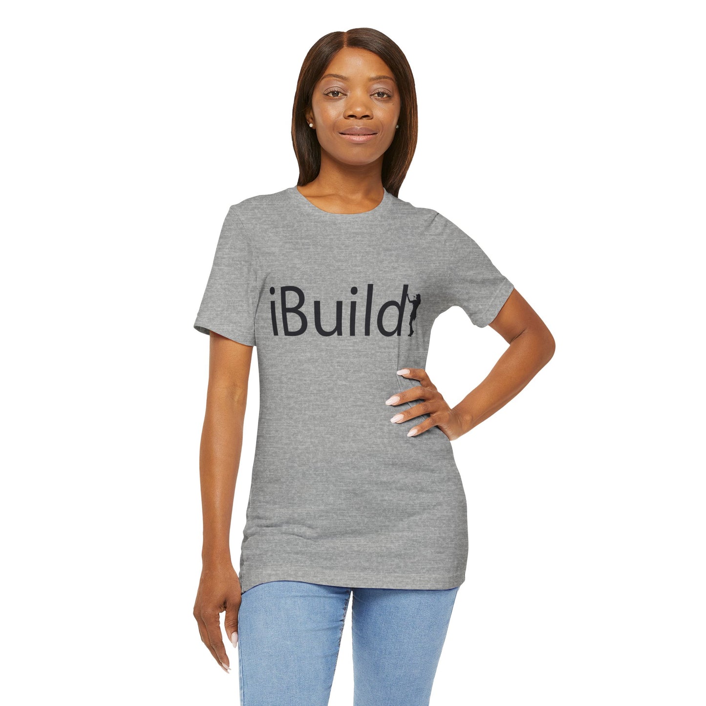 iBuild Short Sleeve Tee (Black Print)