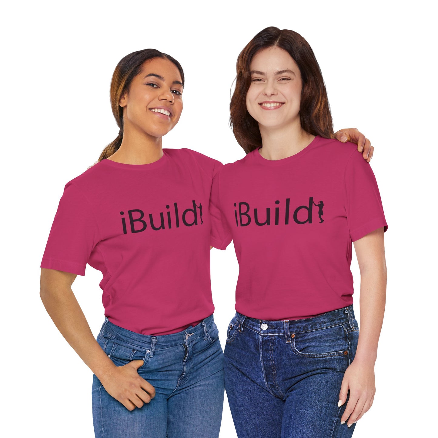 iBuild Short Sleeve Tee (Black Print)