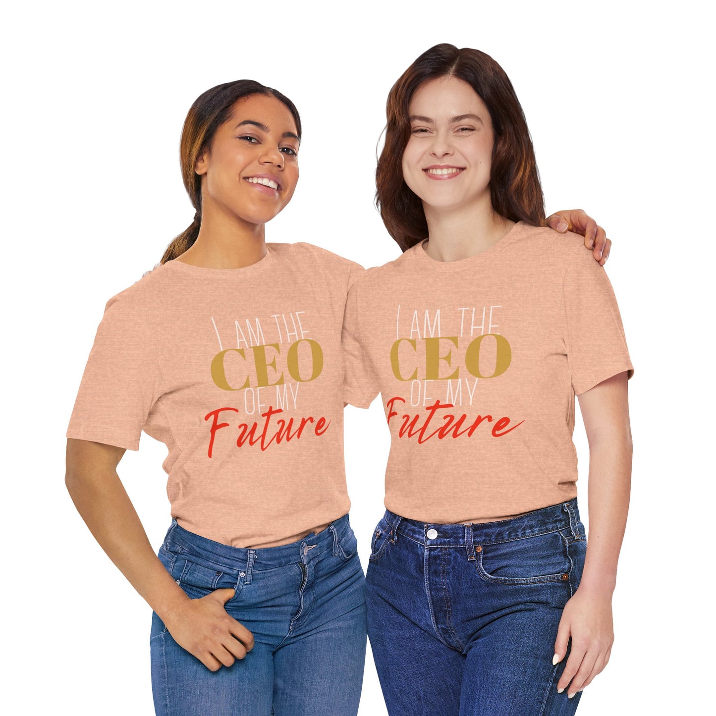 CEO of my future Unisex Jersey Short Sleeve Tee (white print )
