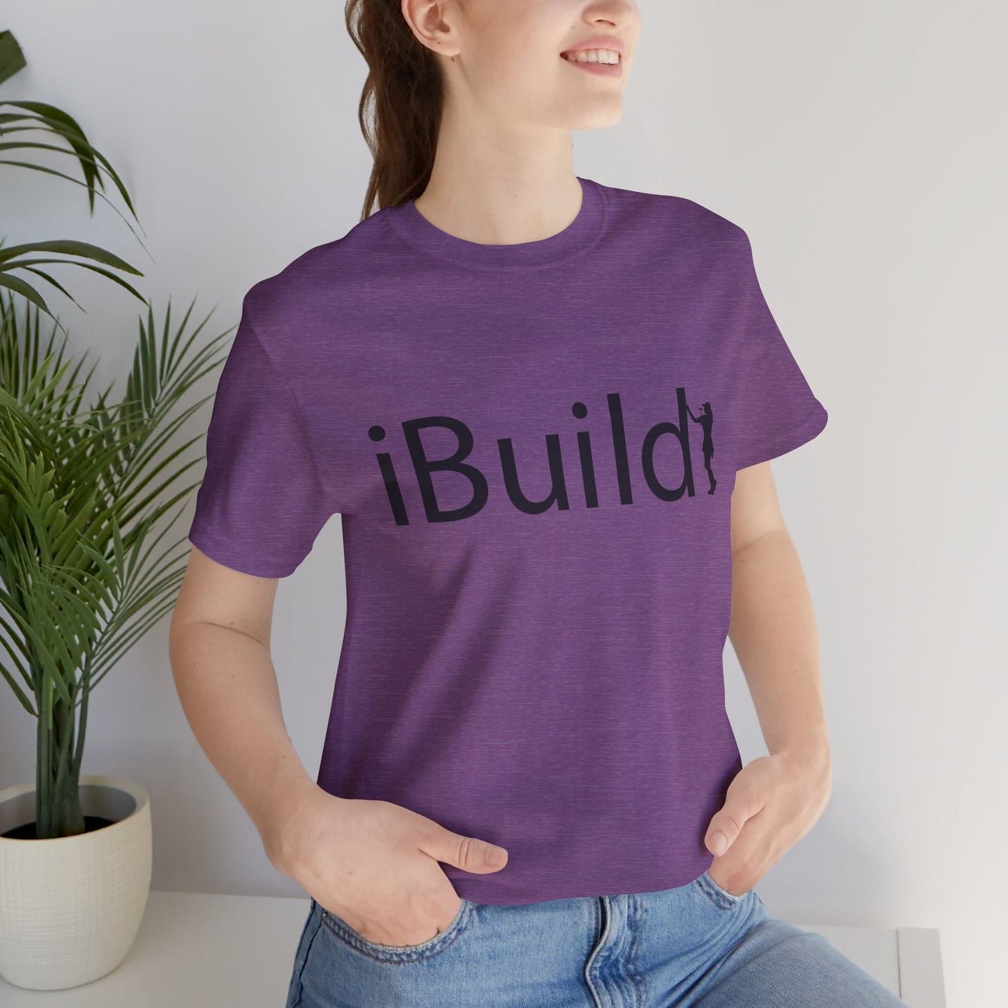 iBuild Short Sleeve Tee (Black Print)