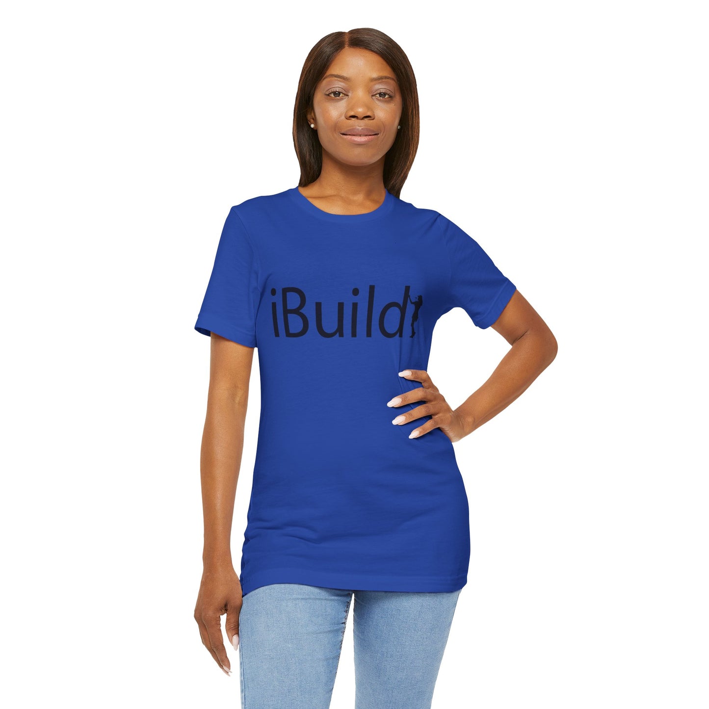 iBuild Short Sleeve Tee (Black Print)