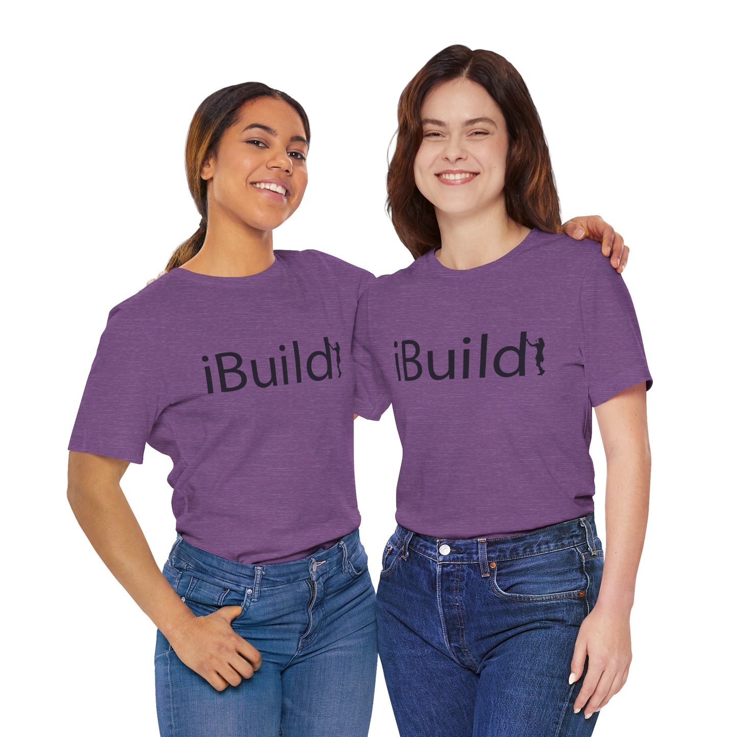 iBuild Short Sleeve Tee (Black Print)