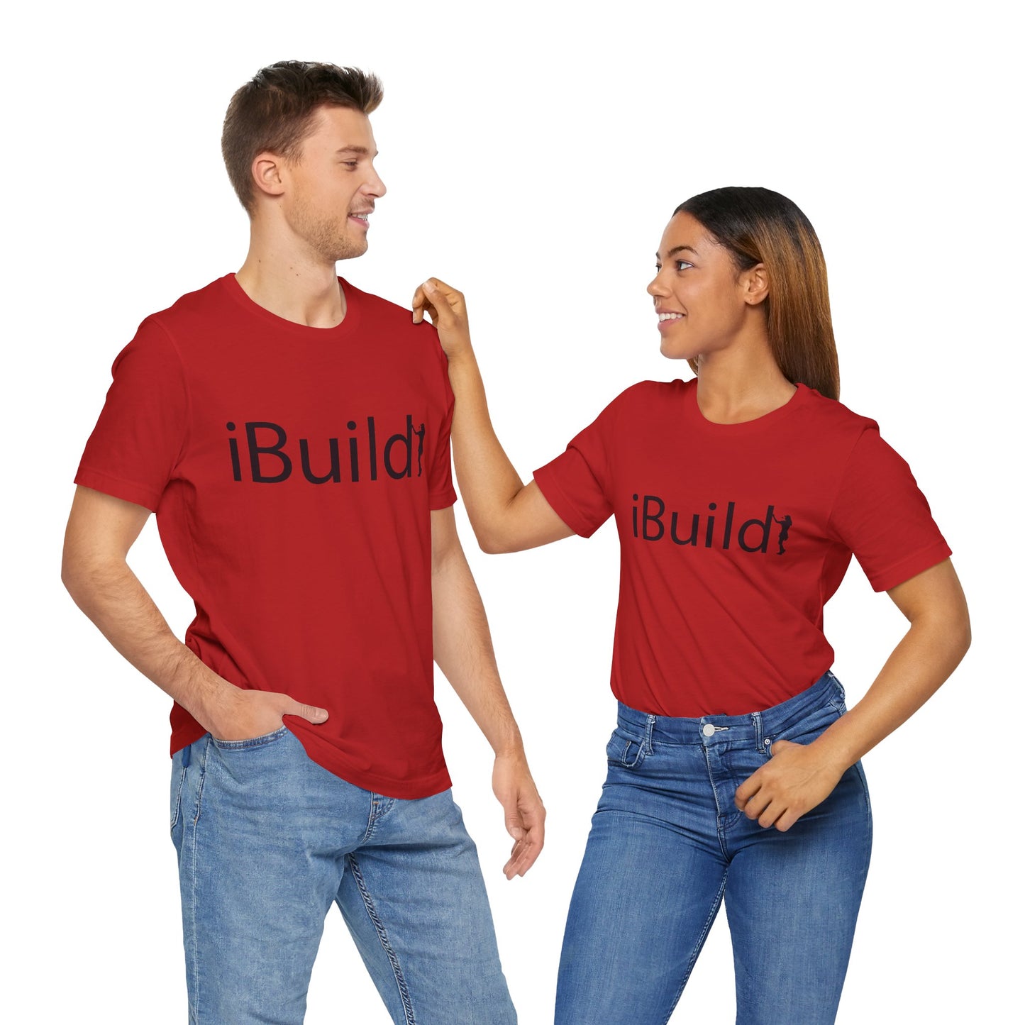 iBuild Short Sleeve Tee (Black Print)