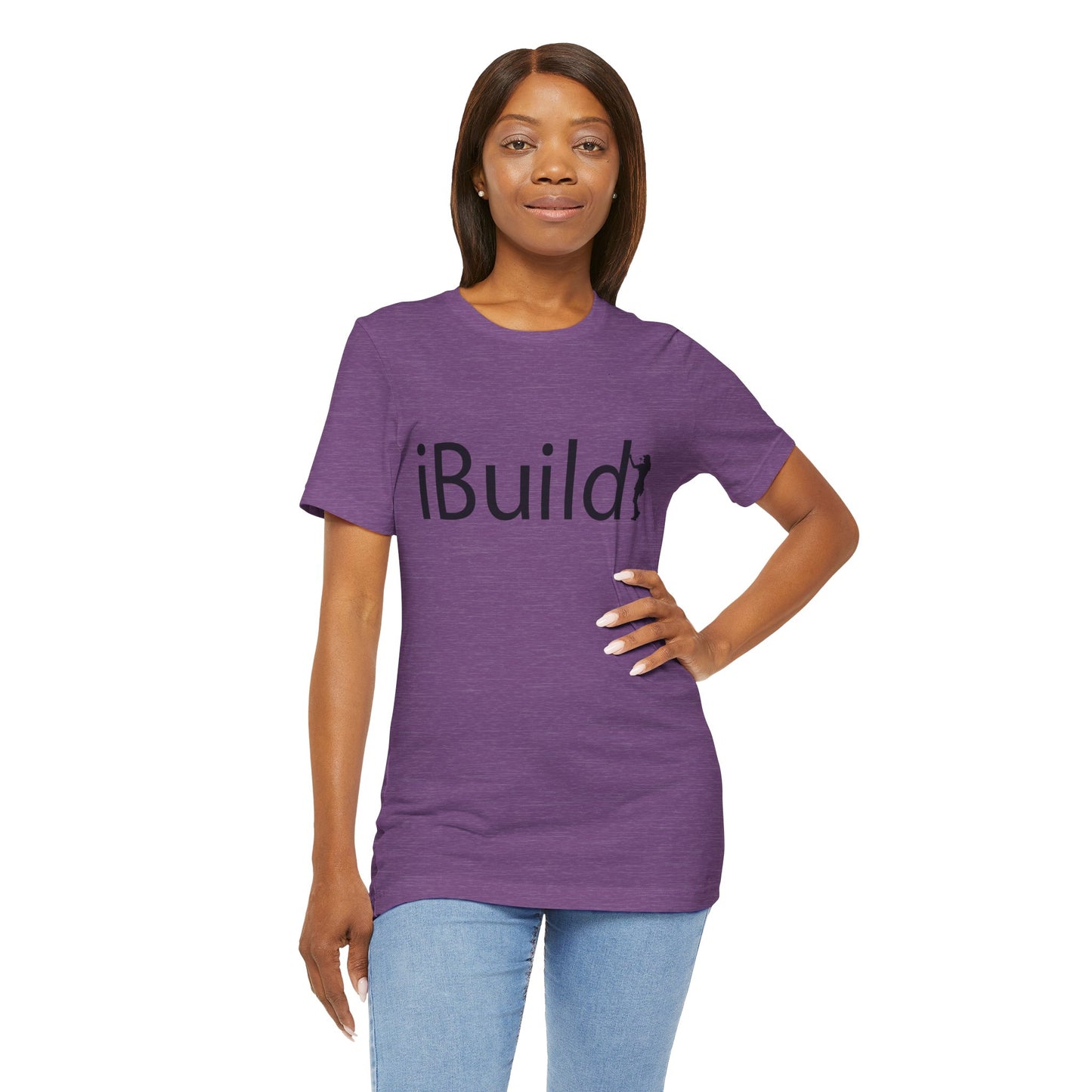 iBuild Short Sleeve Tee (Black Print)