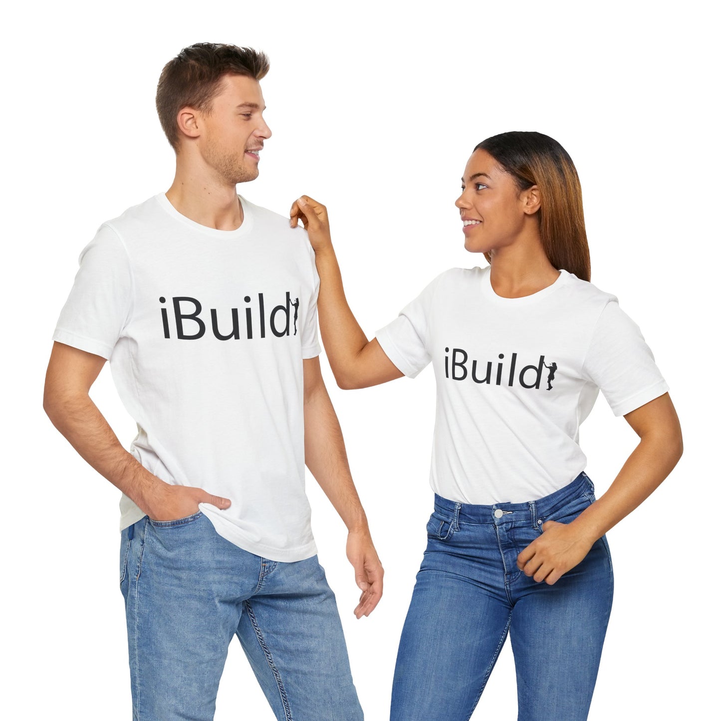 iBuild Short Sleeve Tee (Black Print)