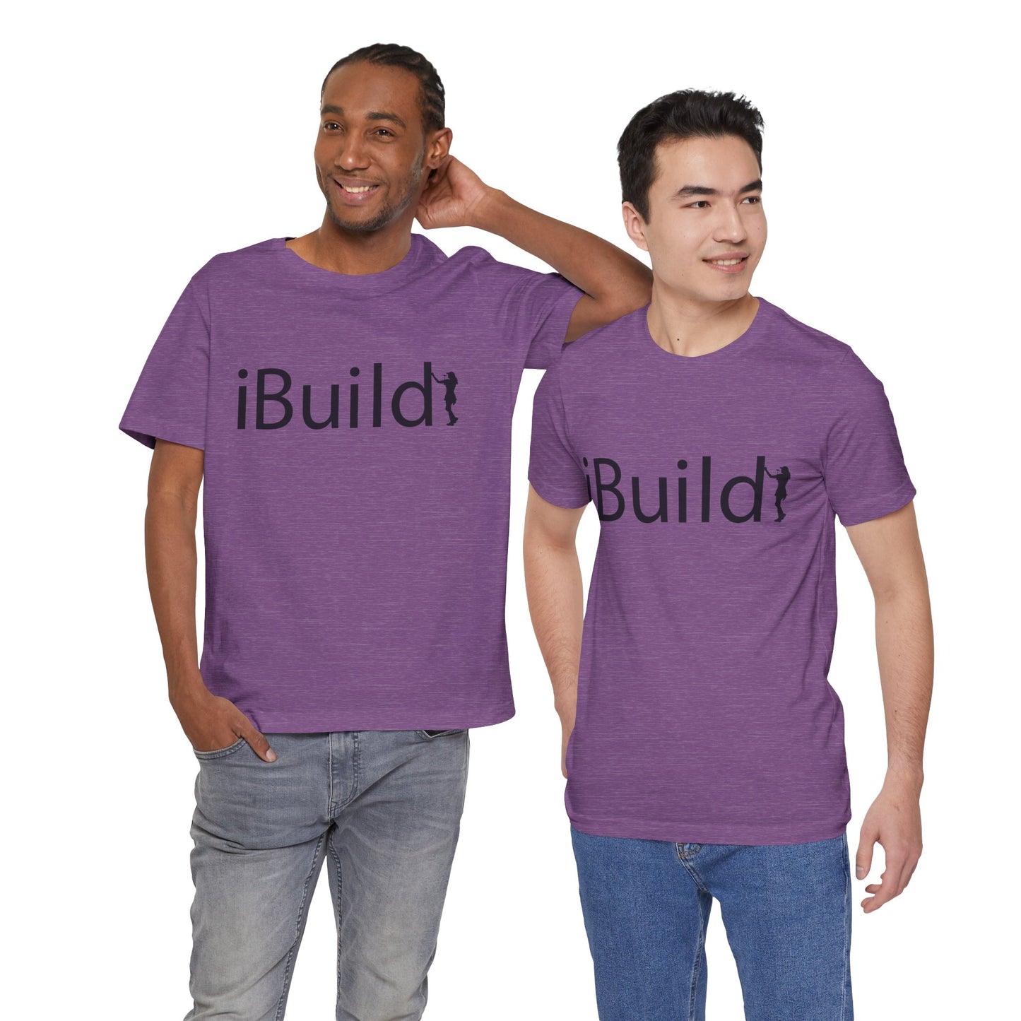 iBuild Short Sleeve Tee (Black Print)