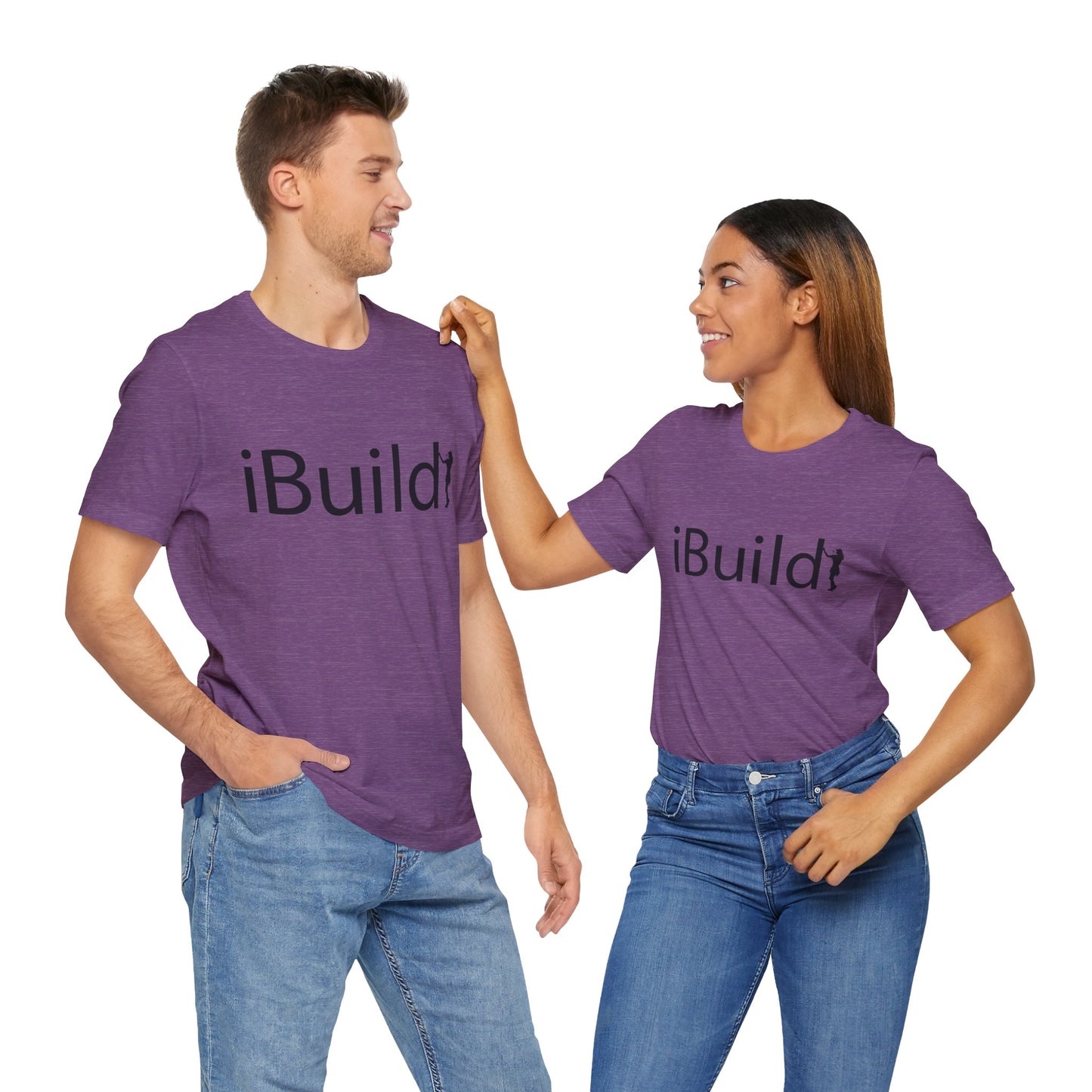 iBuild Short Sleeve Tee (Black Print)