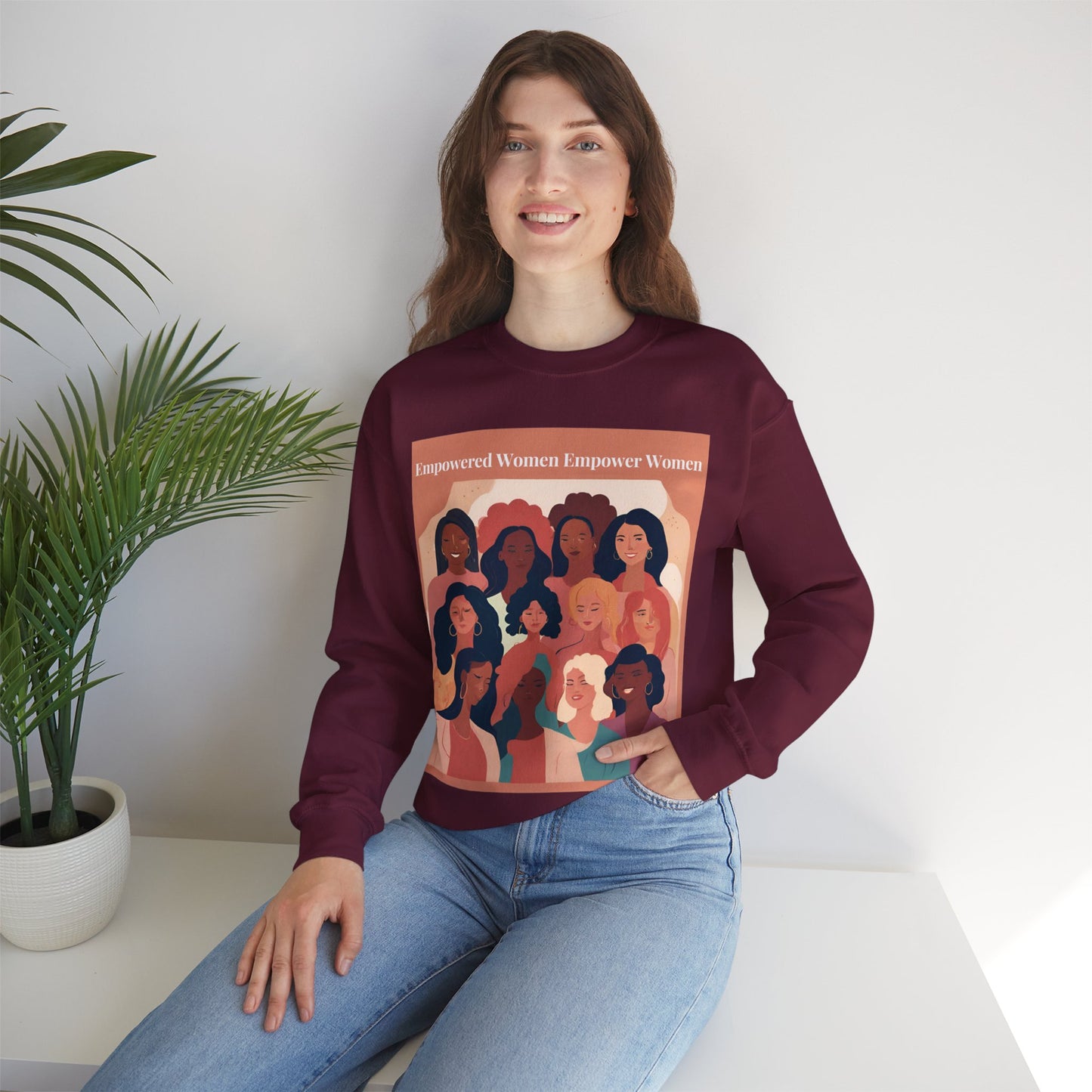 Empowered Women Heavy Blend™ Crewneck Sweatshirt