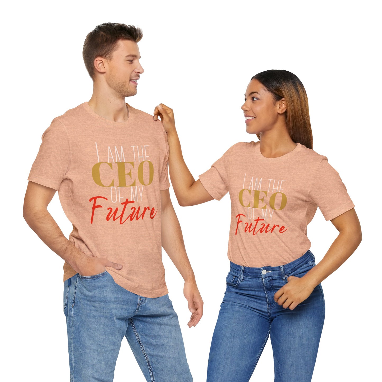 CEO of my future Unisex Jersey Short Sleeve Tee (white print )