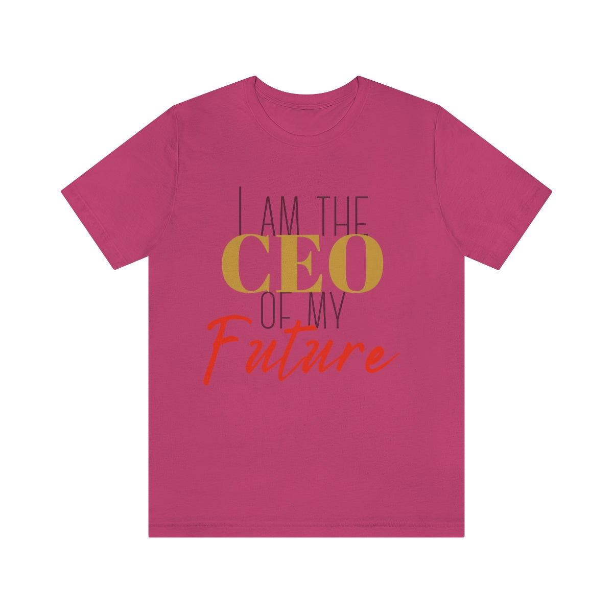 CEO of my future unisex Jersey Short Sleeve Tee