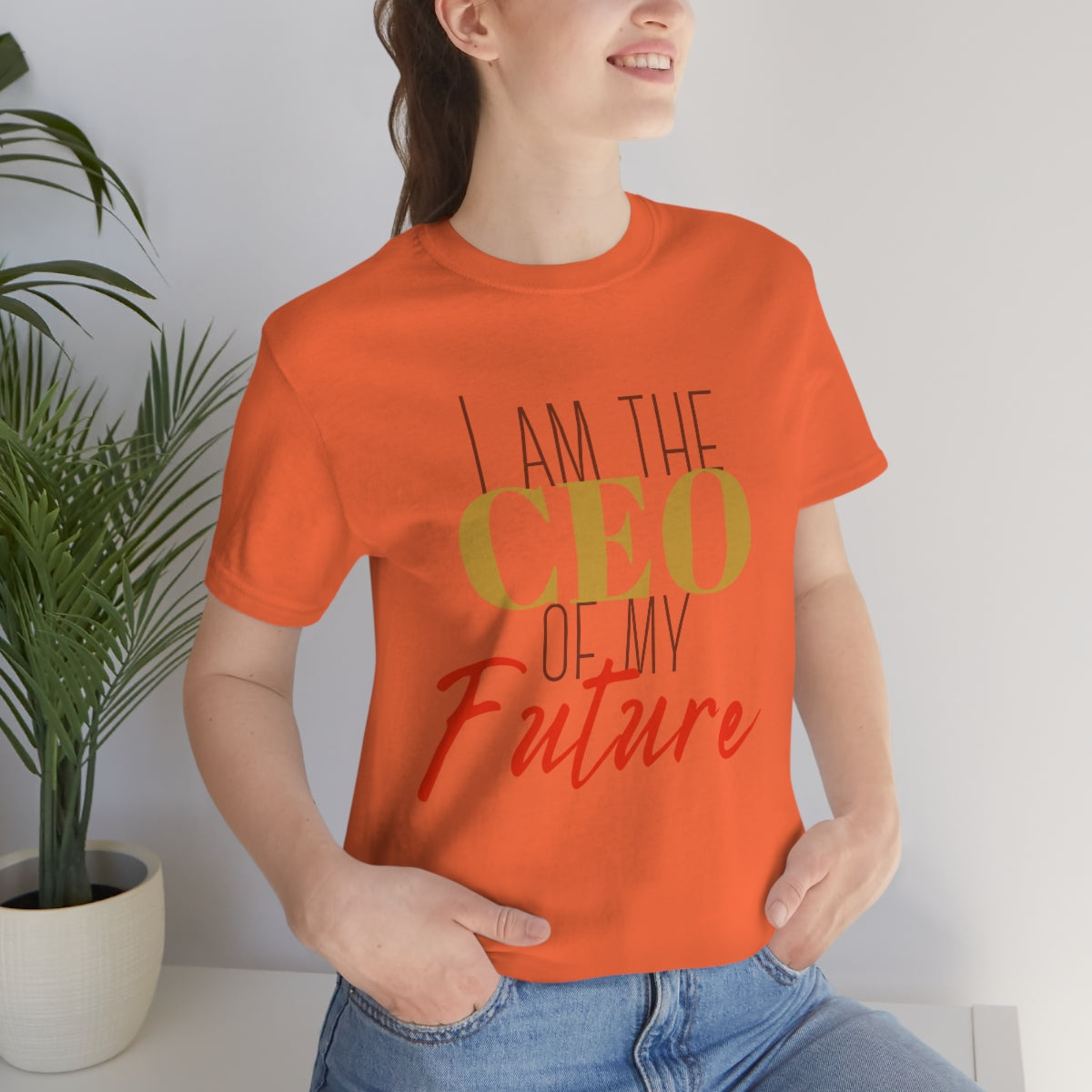 CEO of my future unisex Jersey Short Sleeve Tee