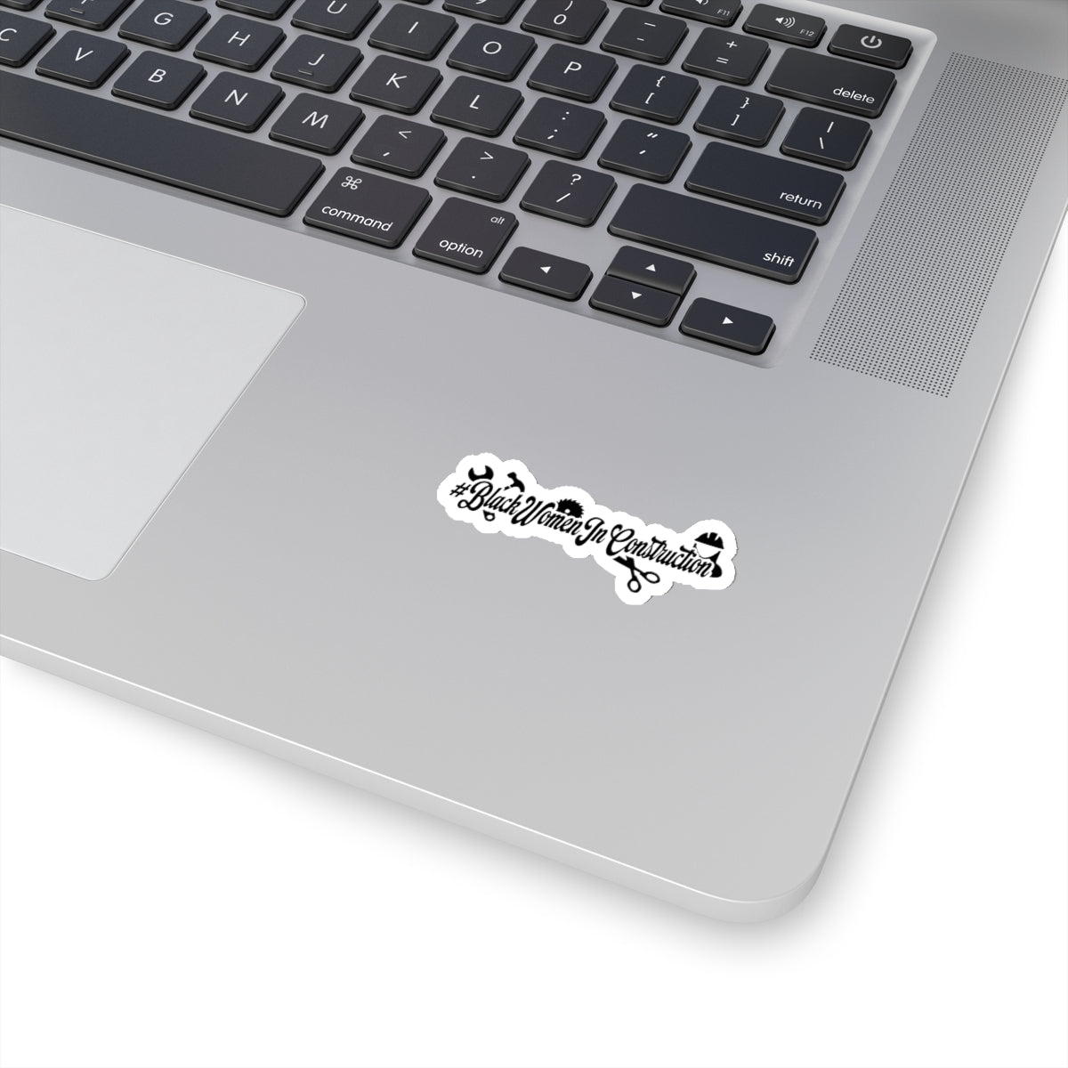 #BlackWomenInConstruction hardhat Sticker