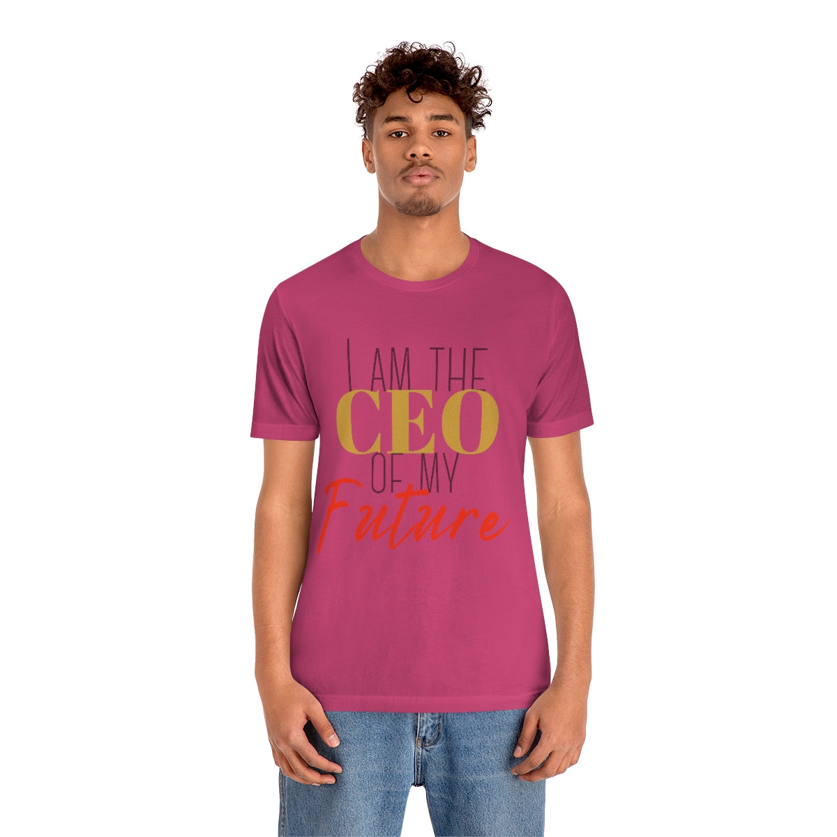 CEO of my future unisex Jersey Short Sleeve Tee