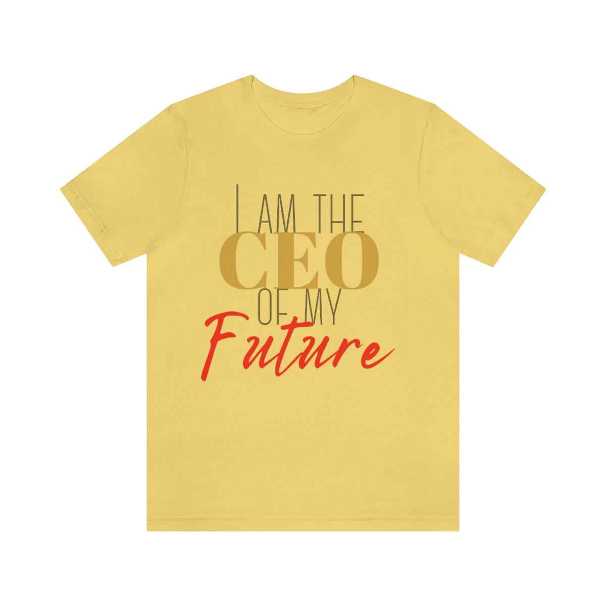 CEO of my future unisex Jersey Short Sleeve Tee
