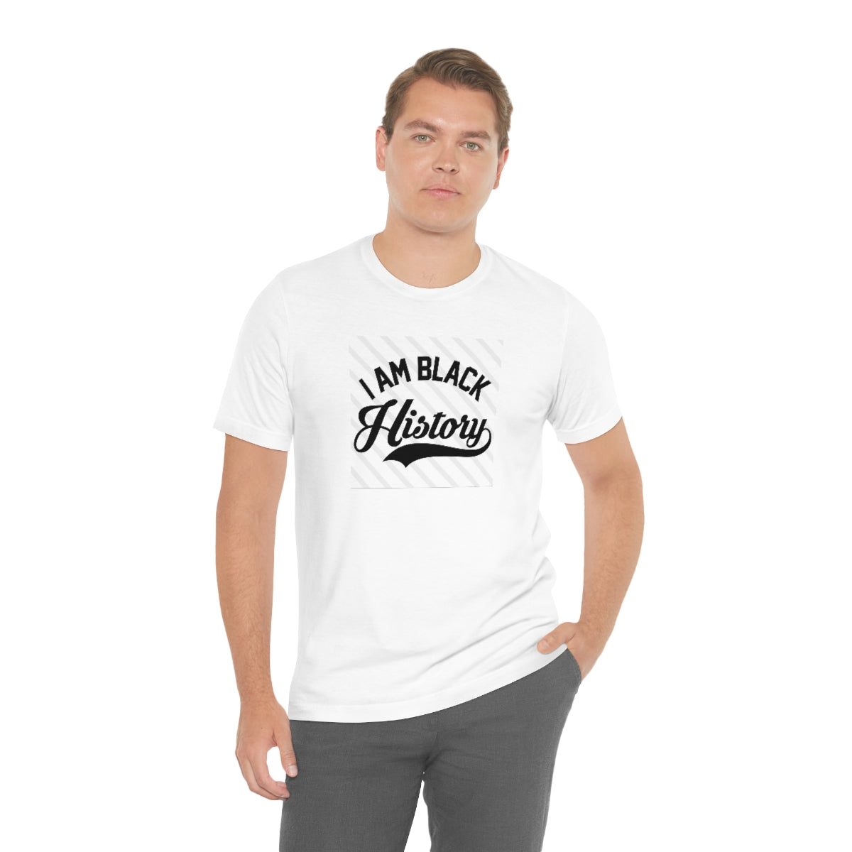 I am Black History Unisex Jersey Short Sleeve Tee