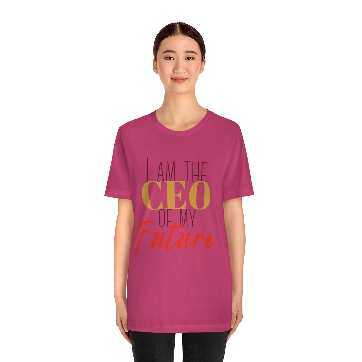 CEO of my future unisex Jersey Short Sleeve Tee