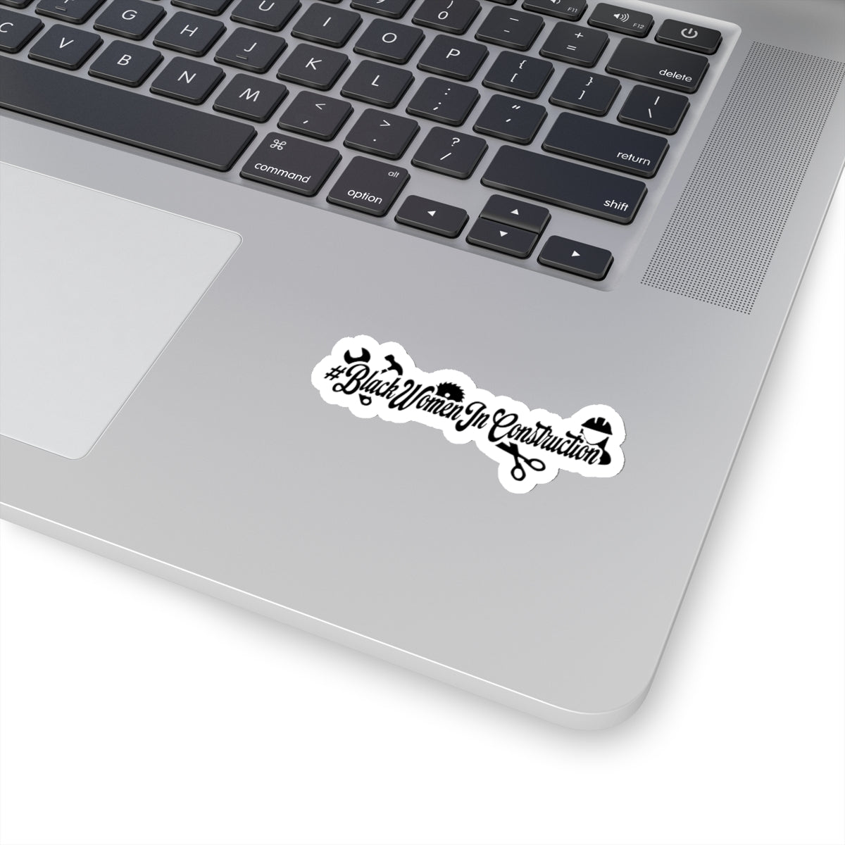 #BlackWomenInConstruction hardhat Sticker