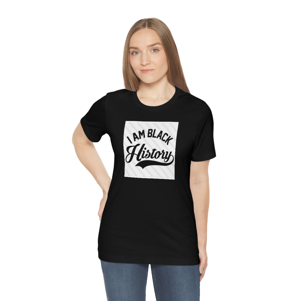 I am Black History Unisex Jersey Short Sleeve Tee