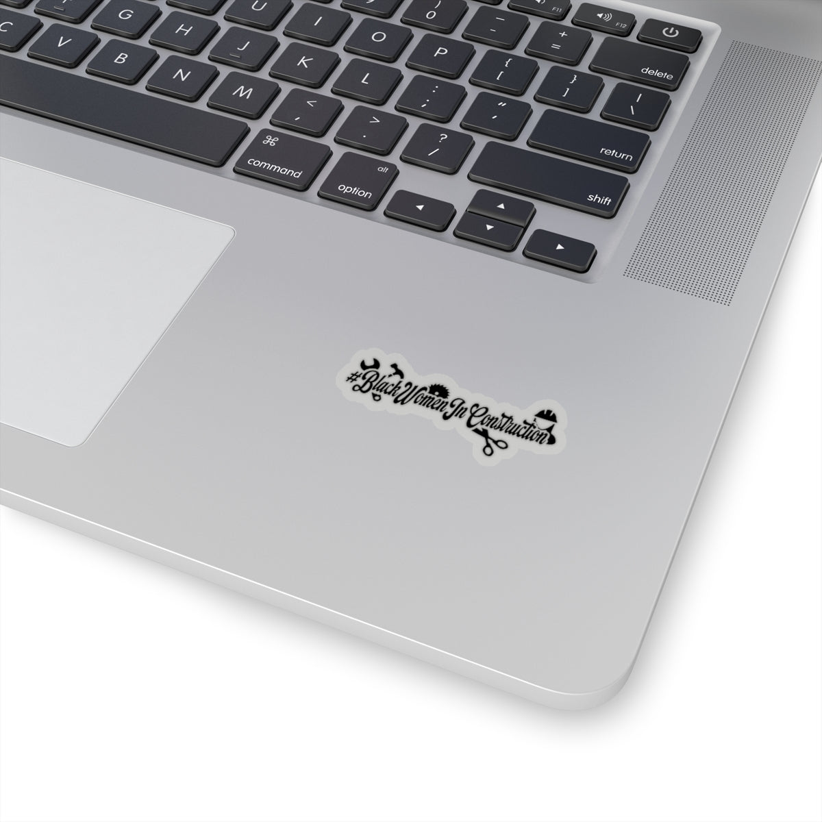 #BlackWomenInConstruction hardhat Sticker