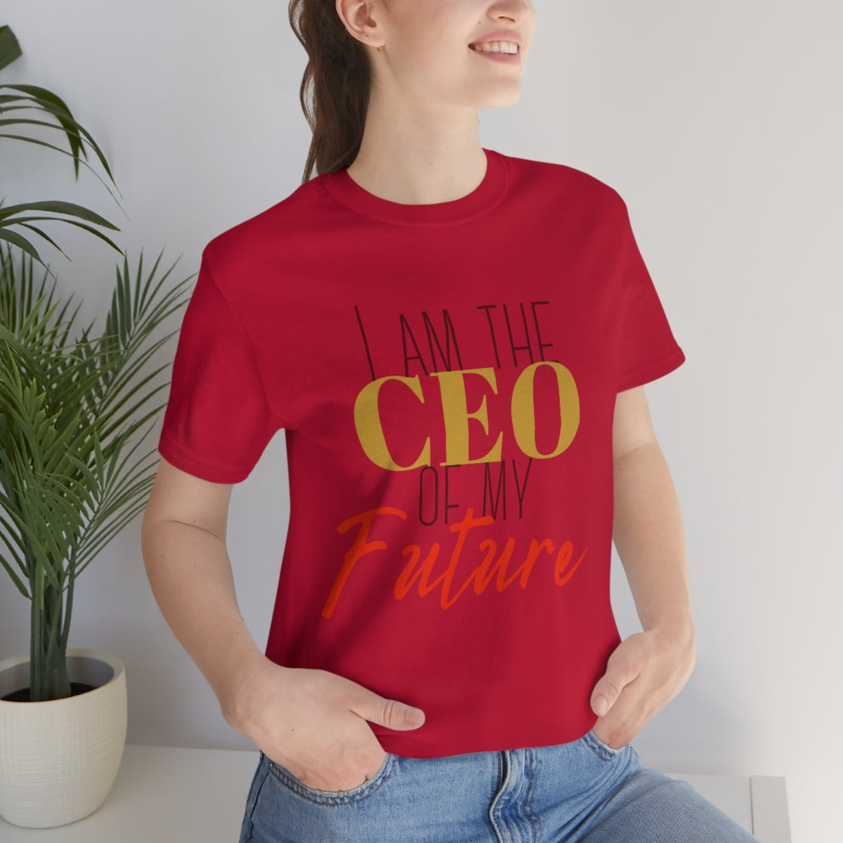 CEO of my future unisex Jersey Short Sleeve Tee