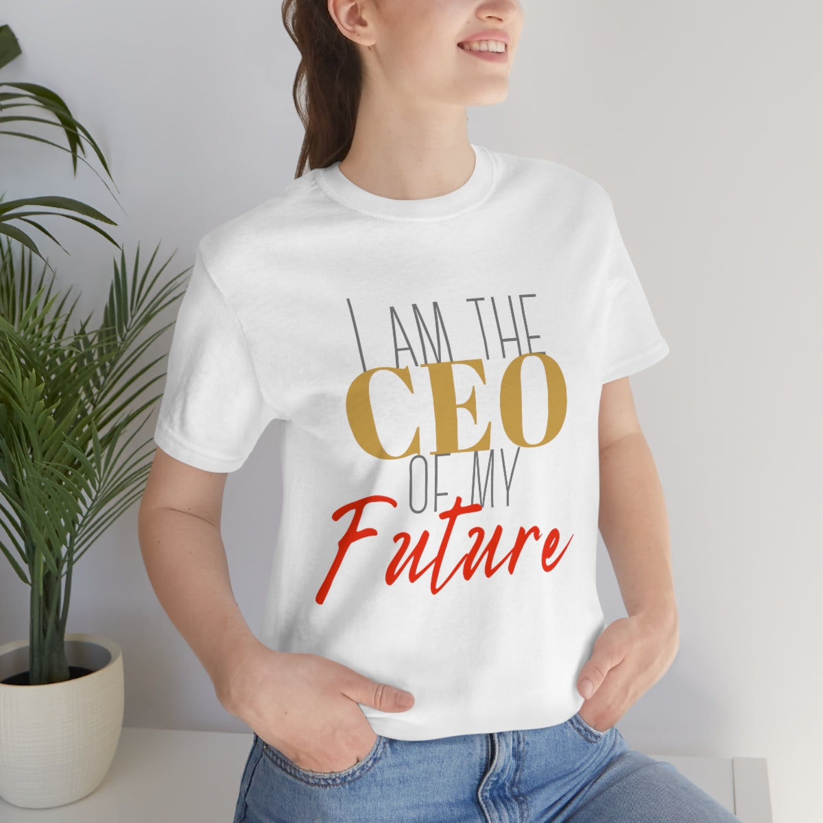 CEO of my future unisex Jersey Short Sleeve Tee
