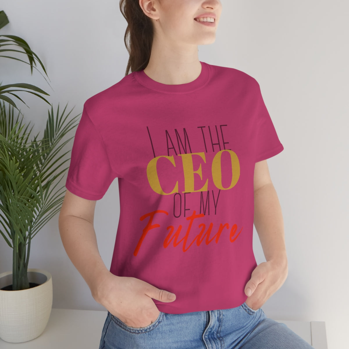 CEO of my future unisex Jersey Short Sleeve Tee