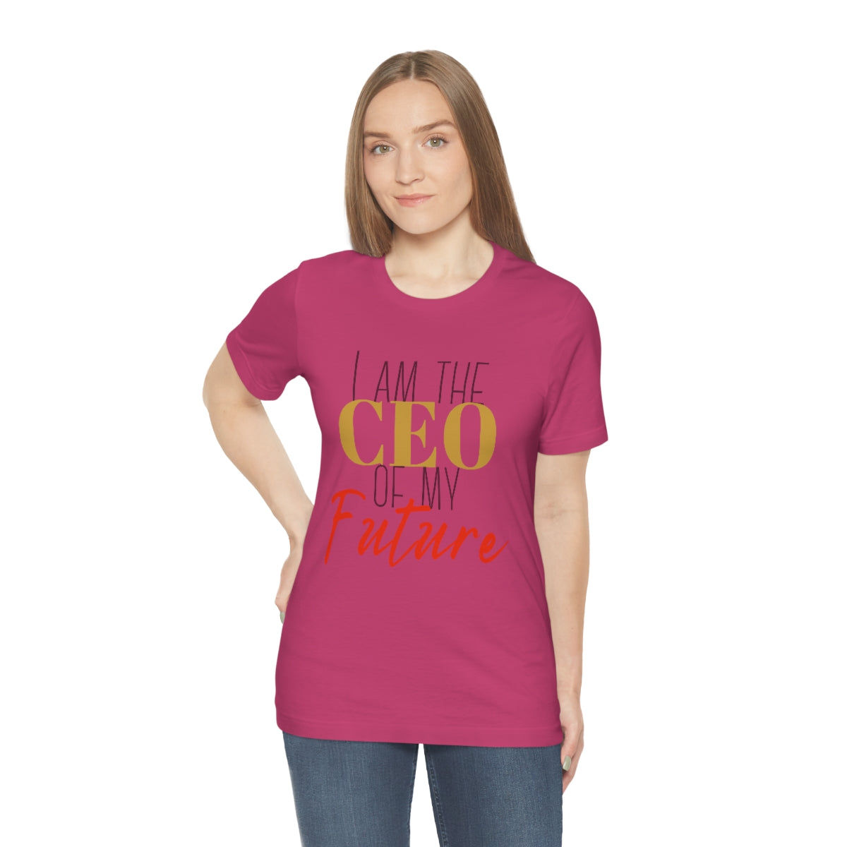 CEO of my future unisex Jersey Short Sleeve Tee