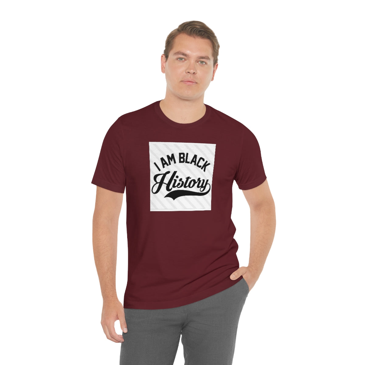 I am Black History Unisex Jersey Short Sleeve Tee