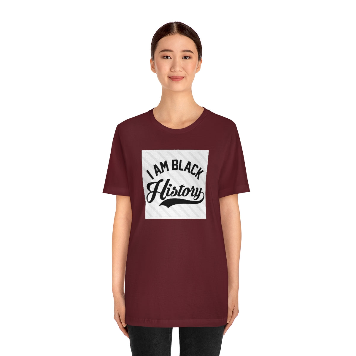I am Black History Unisex Jersey Short Sleeve Tee