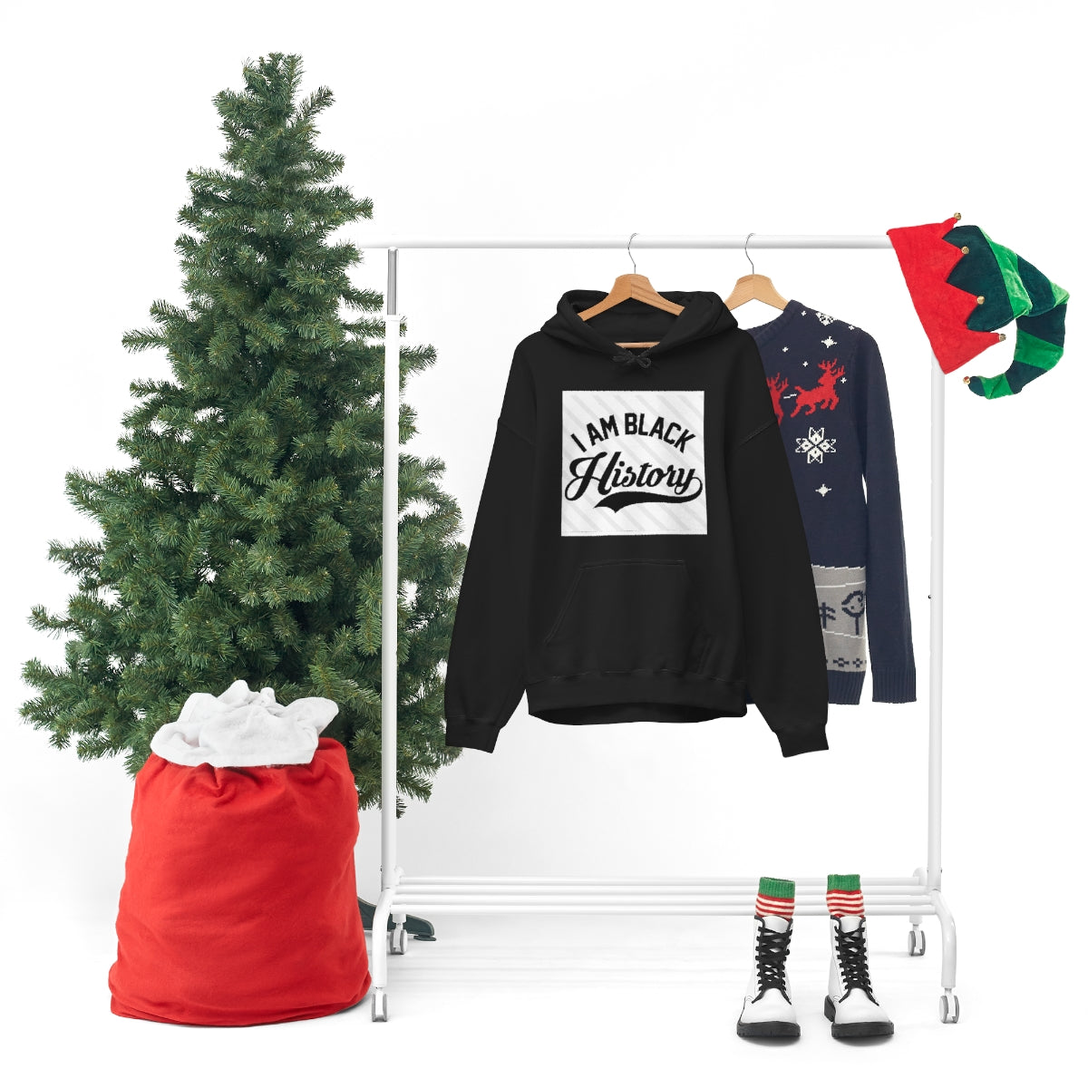 I am Black History Hooded Sweatshirt