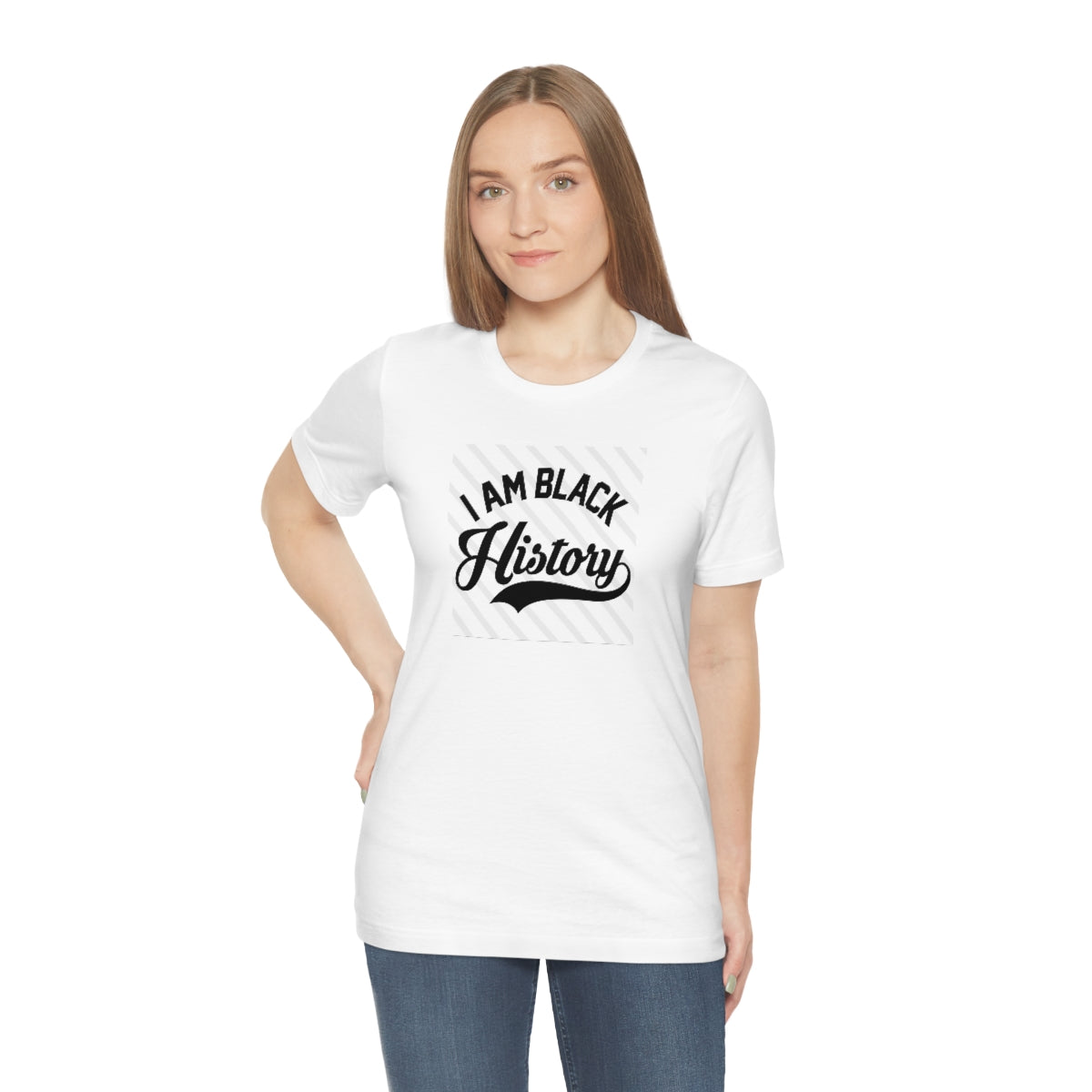 I am Black History Unisex Jersey Short Sleeve Tee