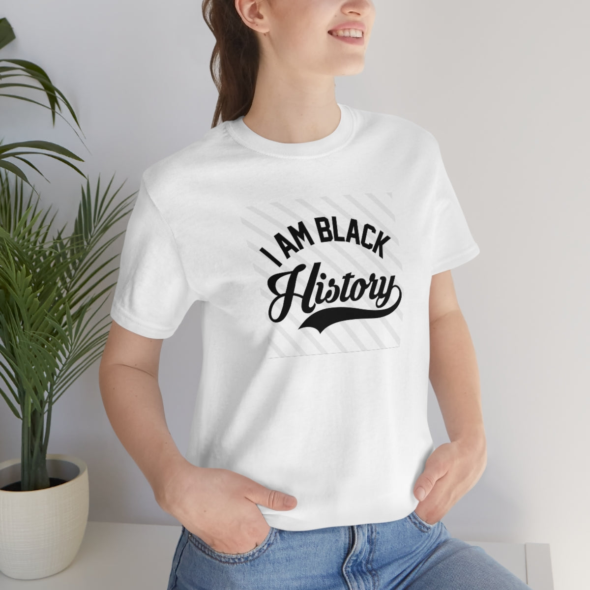 I am Black History Unisex Jersey Short Sleeve Tee